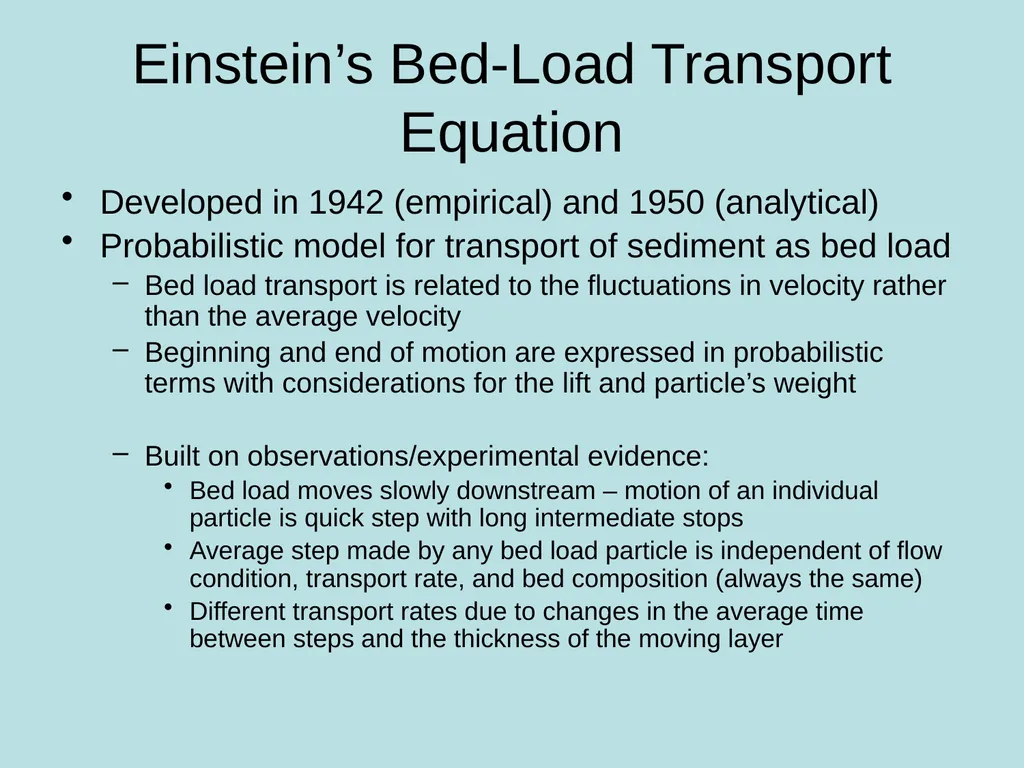 Fluvial Hydraulics CH-6 Bed-Load Transport - slide 42 of 82