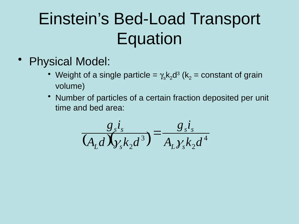 Fluvial Hydraulics CH-6 Bed-Load Transport - slide 44 of 82