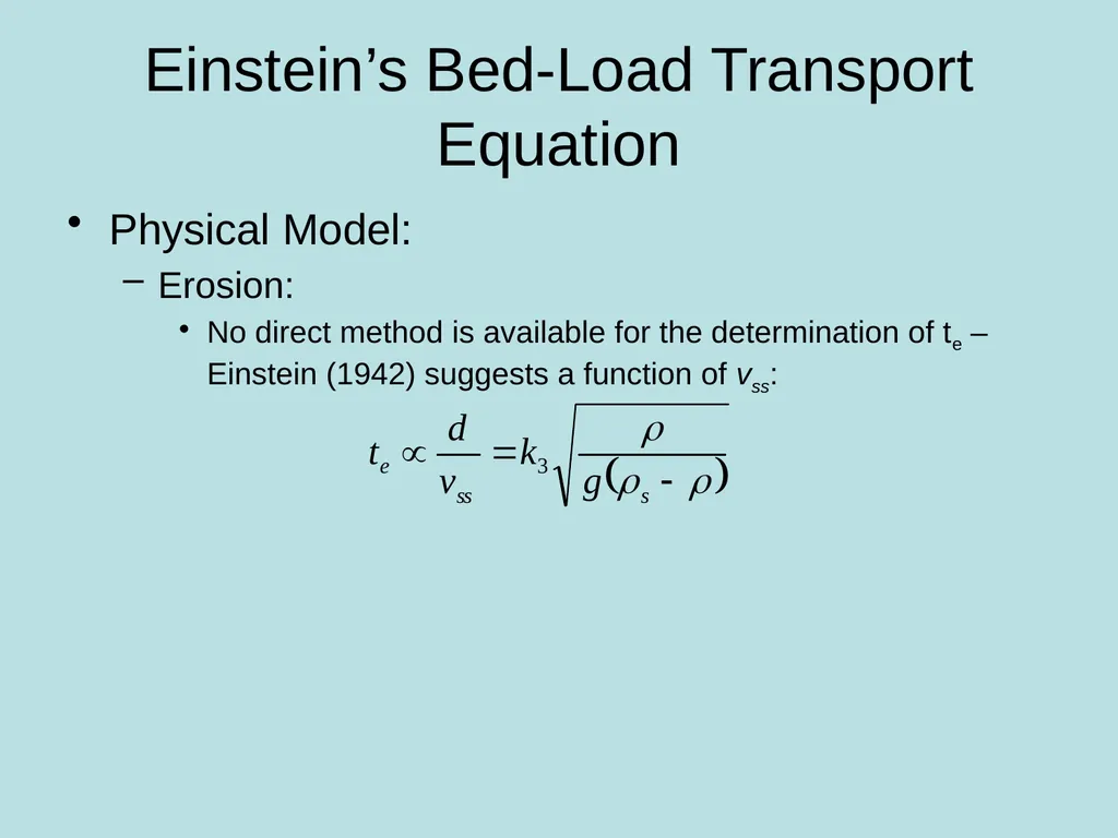 Fluvial Hydraulics CH-6 Bed-Load Transport - slide 46 of 82