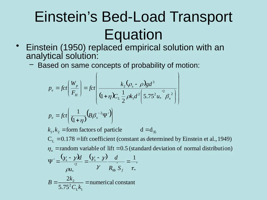 Fluvial Hydraulics CH-6 Bed-Load Transport - slide 56 of 82