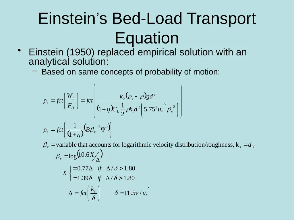 Fluvial Hydraulics CH-6 Bed-Load Transport - slide 57 of 82