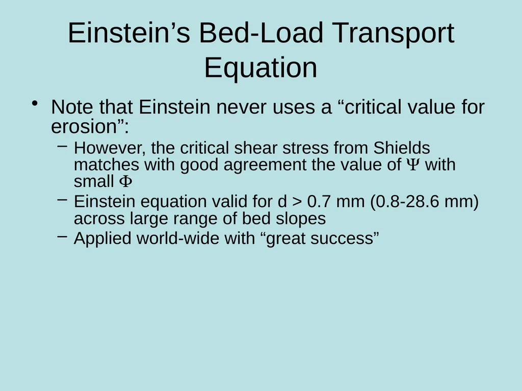 Fluvial Hydraulics CH-6 Bed-Load Transport - slide 66 of 82