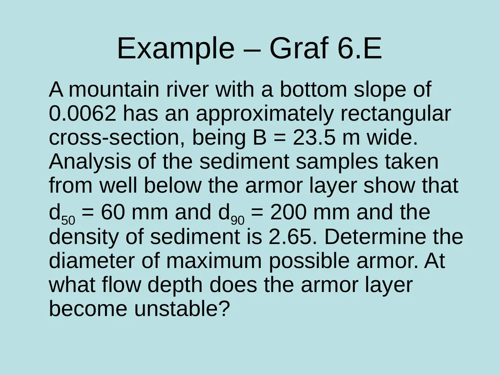 Fluvial Hydraulics CH-6 Bed-Load Transport - slide 81 of 82