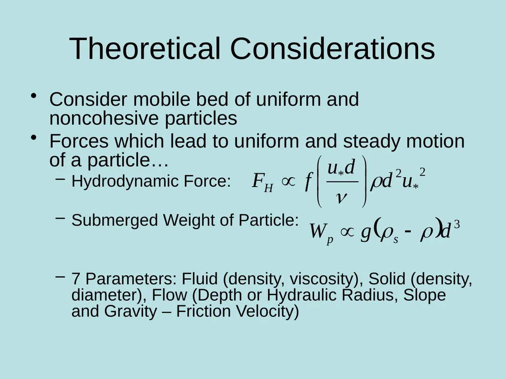 Fluvial Hydraulics CH-6 Bed-Load Transport - slide 5 of 82