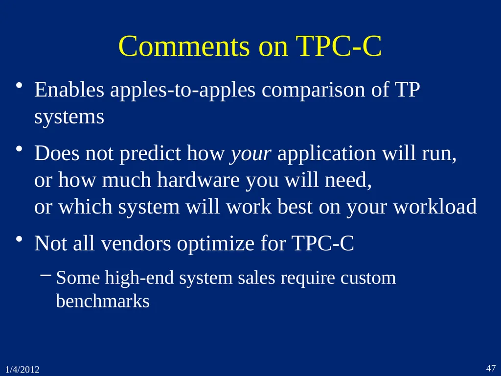 1. Introduction CSEP 545 Transaction Processing - slide 47 of 66