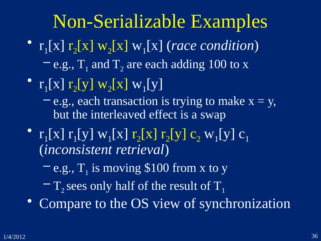 1. Introduction CSEP 545 Transaction Processing - slide 36 of 66