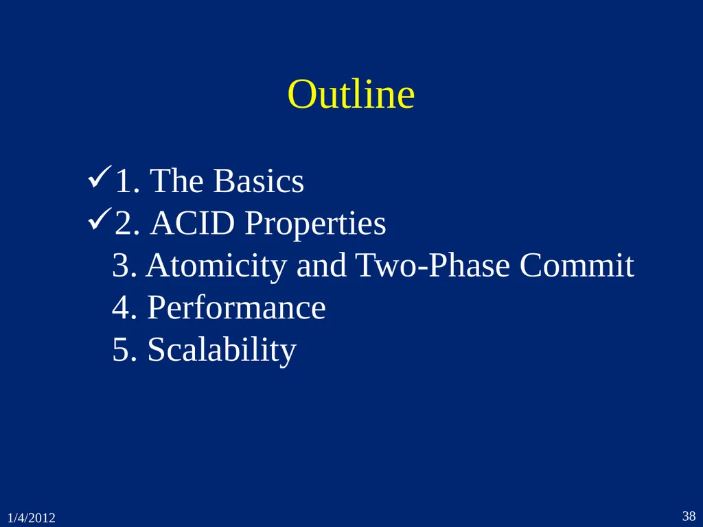 1. Introduction CSEP 545 Transaction Processing - slide 38 of 66
