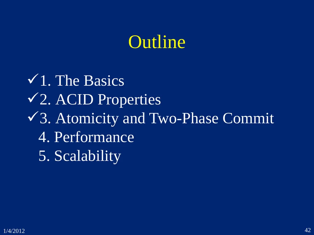 1. Introduction CSEP 545 Transaction Processing - slide 42 of 66