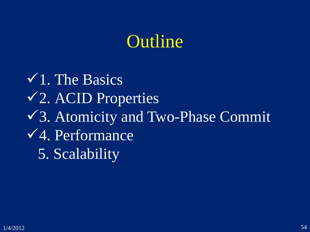 1. Introduction CSEP 545 Transaction Processing - slide 54 of 66