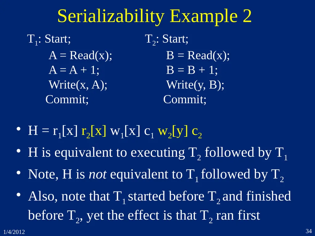 1. Introduction CSEP 545 Transaction Processing - slide 34 of 66