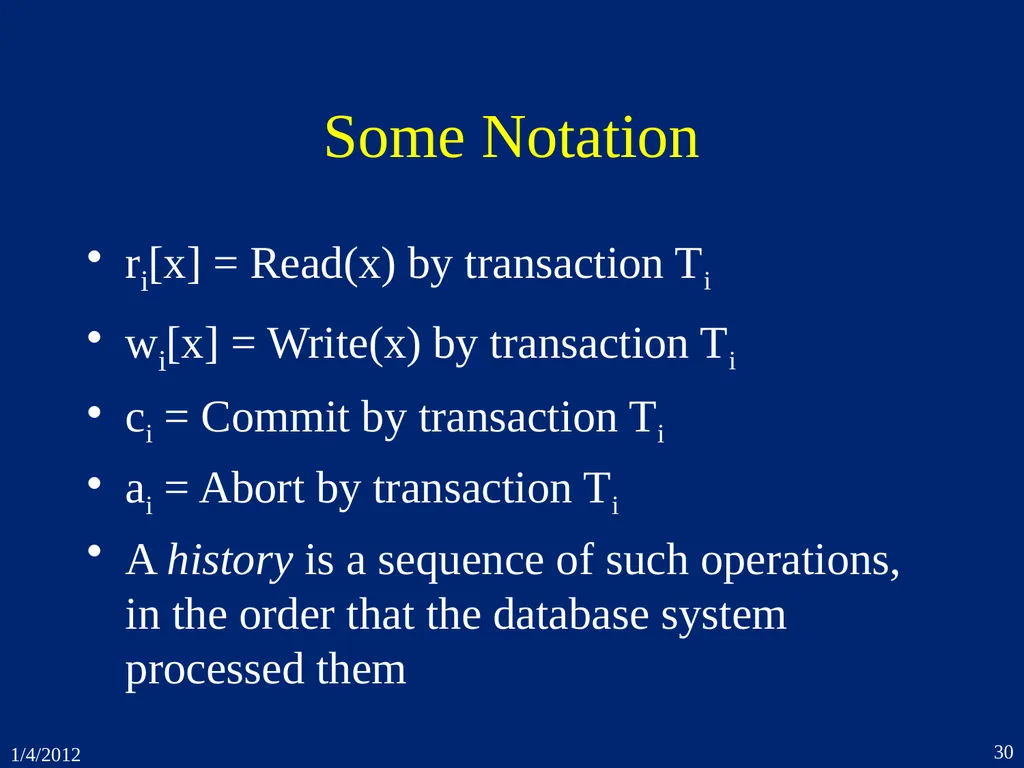 1. Introduction CSEP 545 Transaction Processing - slide 30 of 66