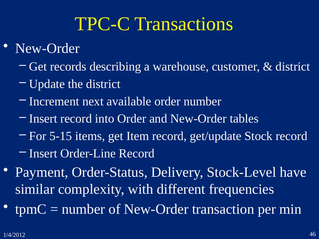 1. Introduction CSEP 545 Transaction Processing - slide 46 of 66