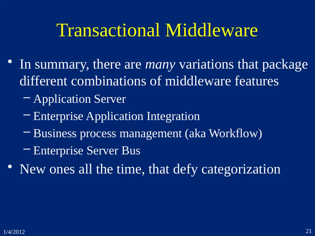 1. Introduction CSEP 545 Transaction Processing - slide 21 of 66