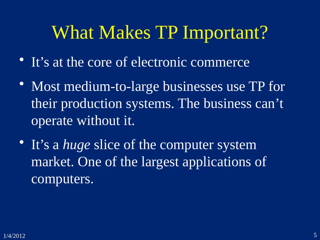 1. Introduction CSEP 545 Transaction Processing - slide 5 of 66