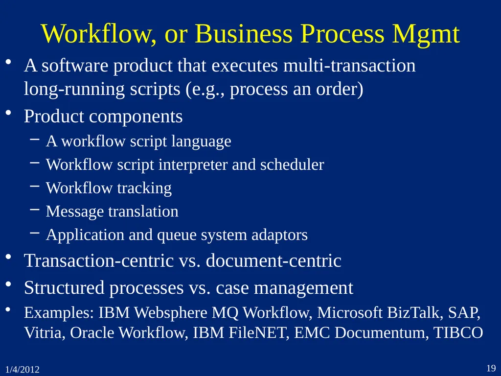 1. Introduction CSEP 545 Transaction Processing - slide 19 of 66