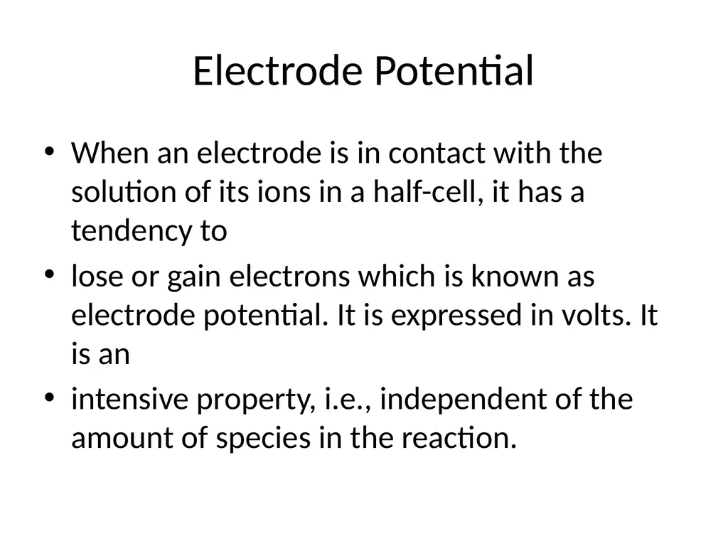 ELECTROCHEMISTRY INTRODUCTION .Electrochemistry is - slide 7 of 20