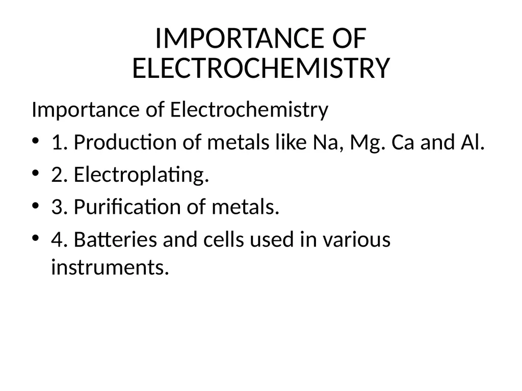 ELECTROCHEMISTRY INTRODUCTION .Electrochemistry is - slide 3 of 20