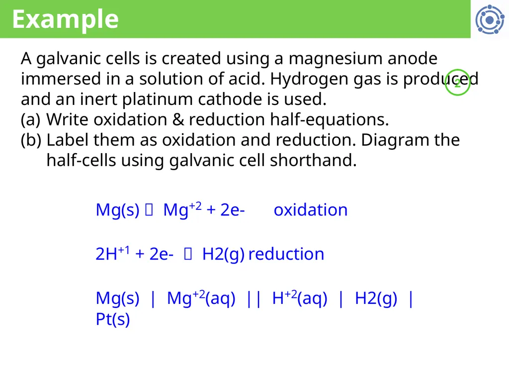 CHE 1031: General Chemistry I Electrochemistry - slide 11 of 13