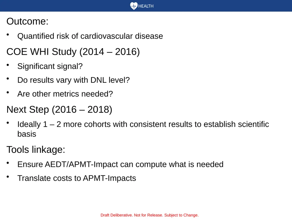 Noise Research Roadmap and Update REDAC – E&E - slide 6 of 17