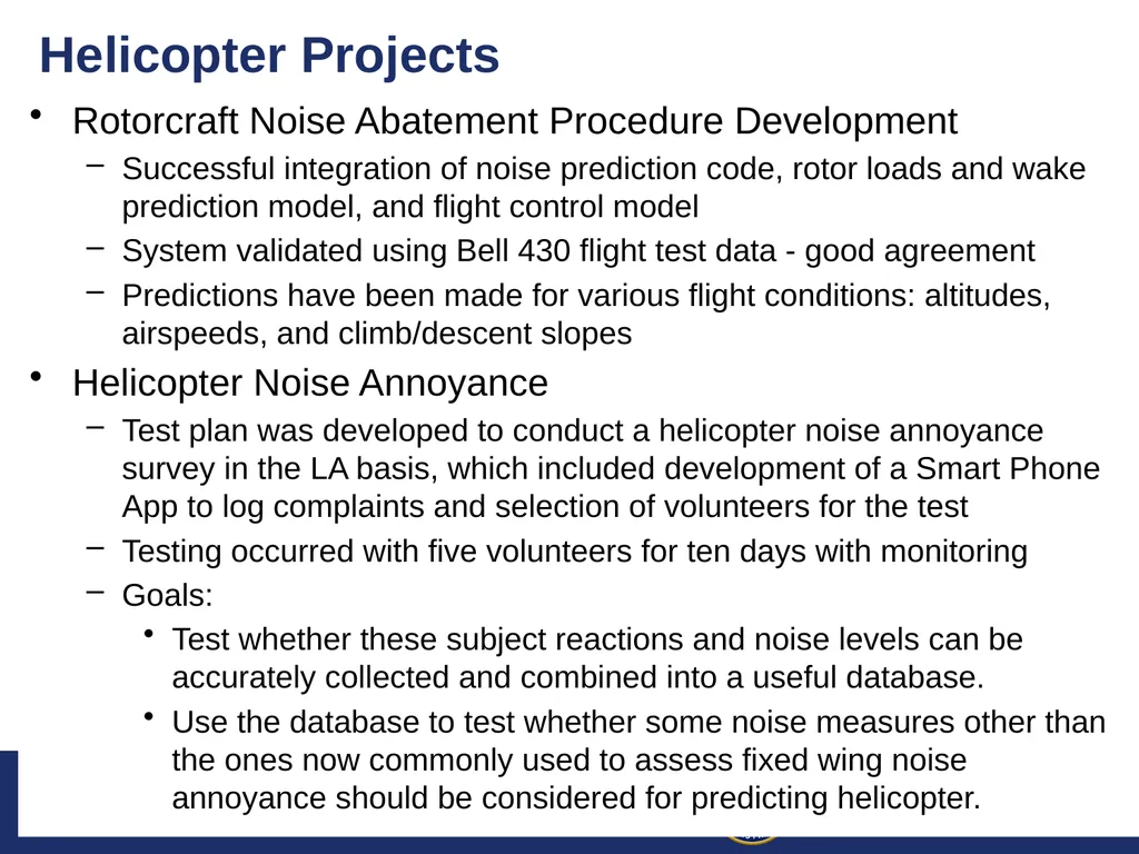 Noise Research Roadmap and Update REDAC – E&E - slide 14 of 17
