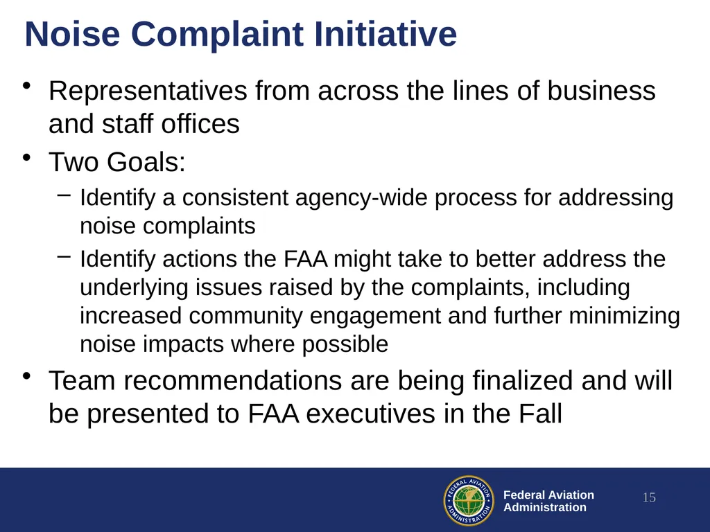 Noise Research Roadmap and Update REDAC – E&E - slide 15 of 17