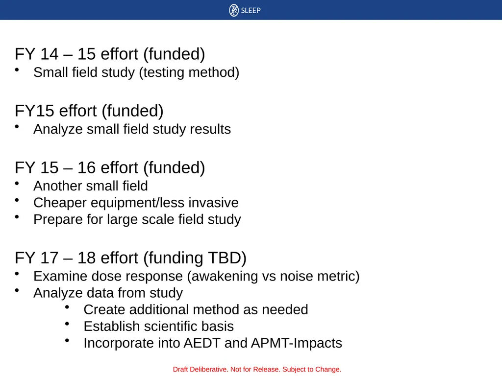 Noise Research Roadmap and Update REDAC – E&E - slide 7 of 17