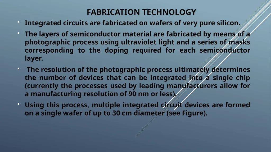 INTEGRATED CIRCUITS SCALE OF INTEGRATION - slide 5 of 11