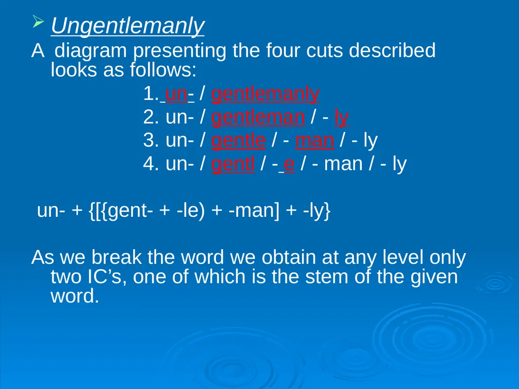 The Immediate Constituents Theory Methods of - slide 8 of 19