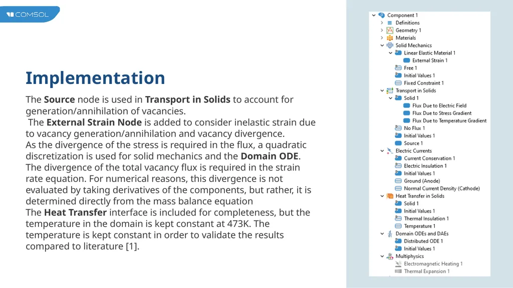 Vacancy Electromigration in IC Interconnect Lines - slide 7 of 14