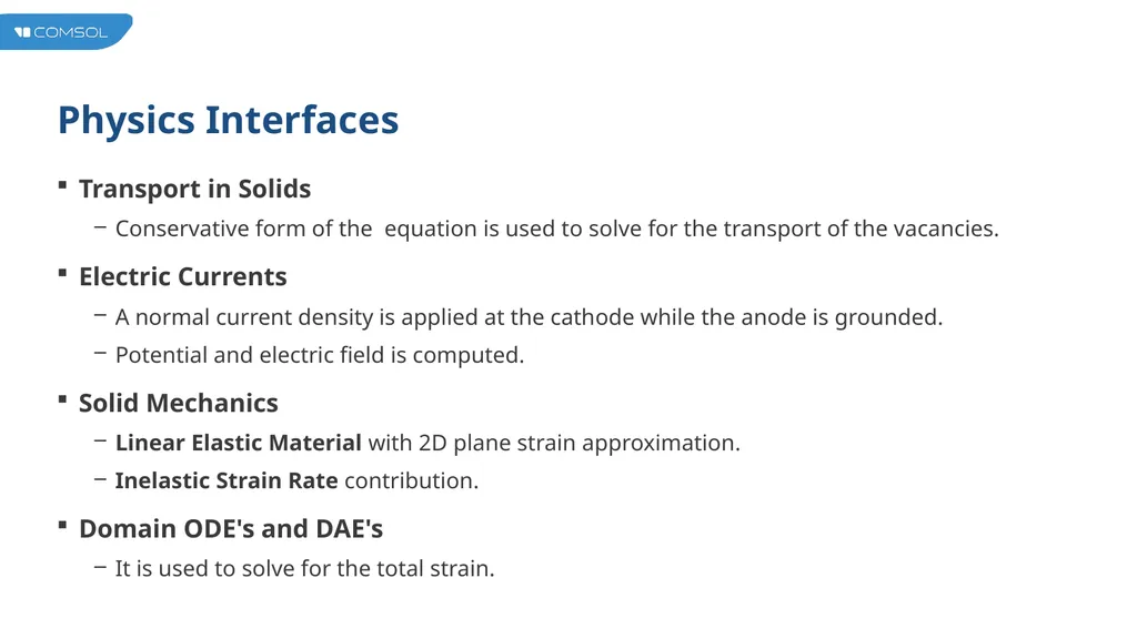 Vacancy Electromigration in IC Interconnect Lines - slide 5 of 14