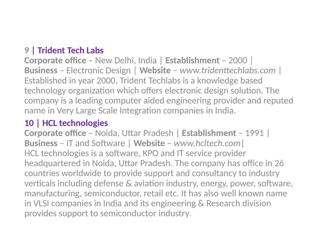 What is VLSI? Very-large-scale integration (VLSI) - slide 14 of 15