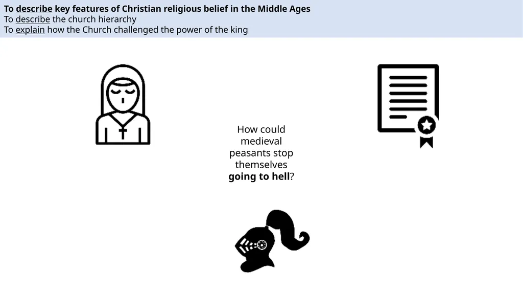 Year 7 Lesson 32 – Medieval Monarchs: The Medieval - slide 10 of 16
