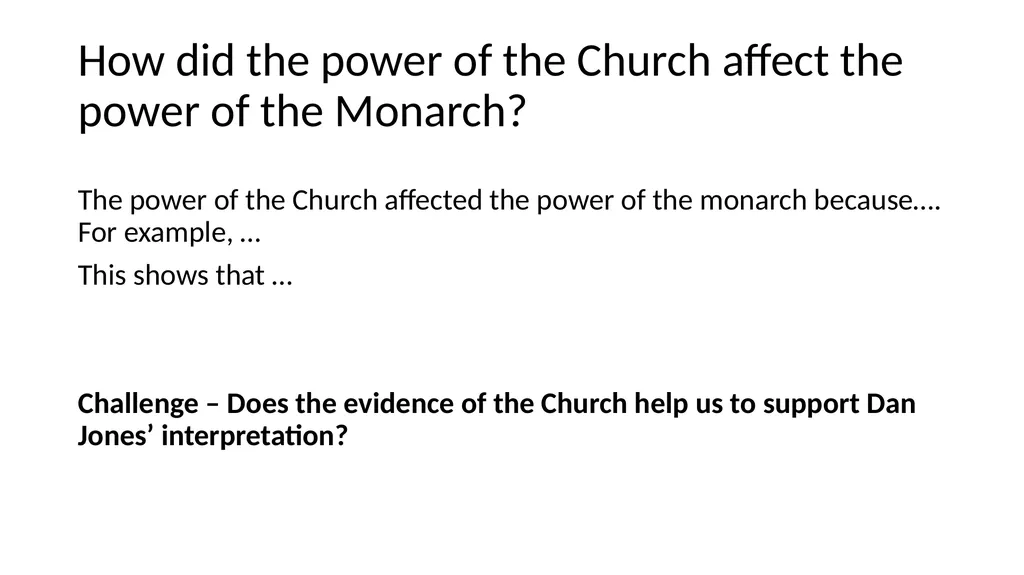 Year 7 Lesson 32 – Medieval Monarchs: The Medieval - slide 15 of 16