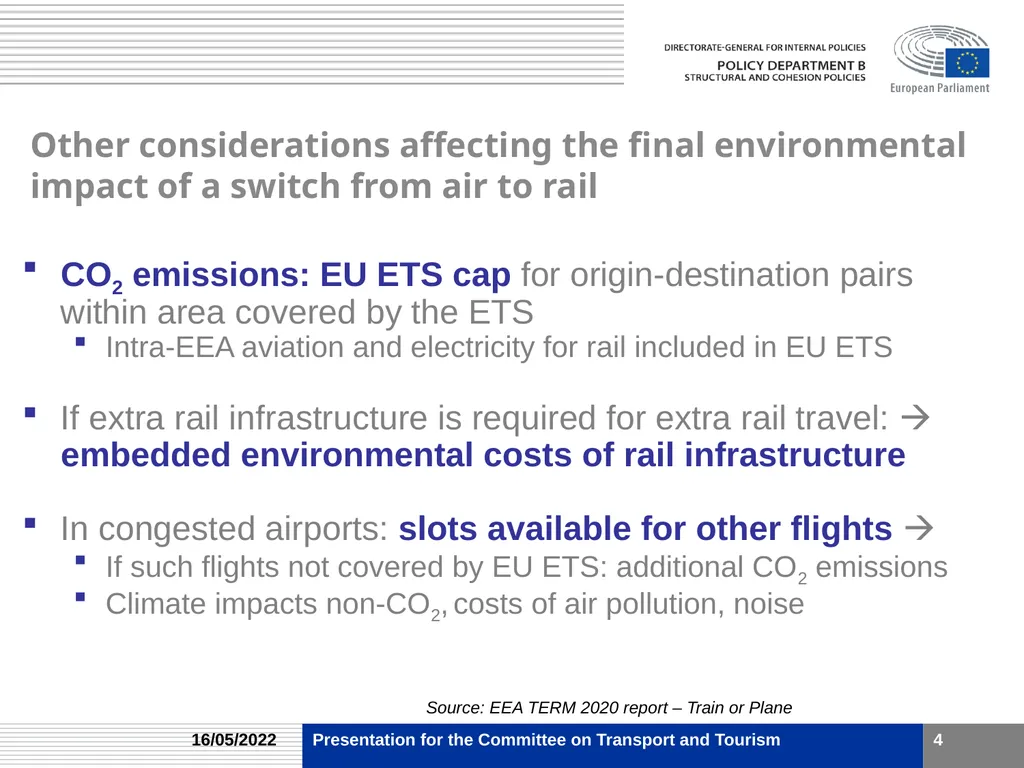 Medium and long distance passenger and freight - slide 4 of 12