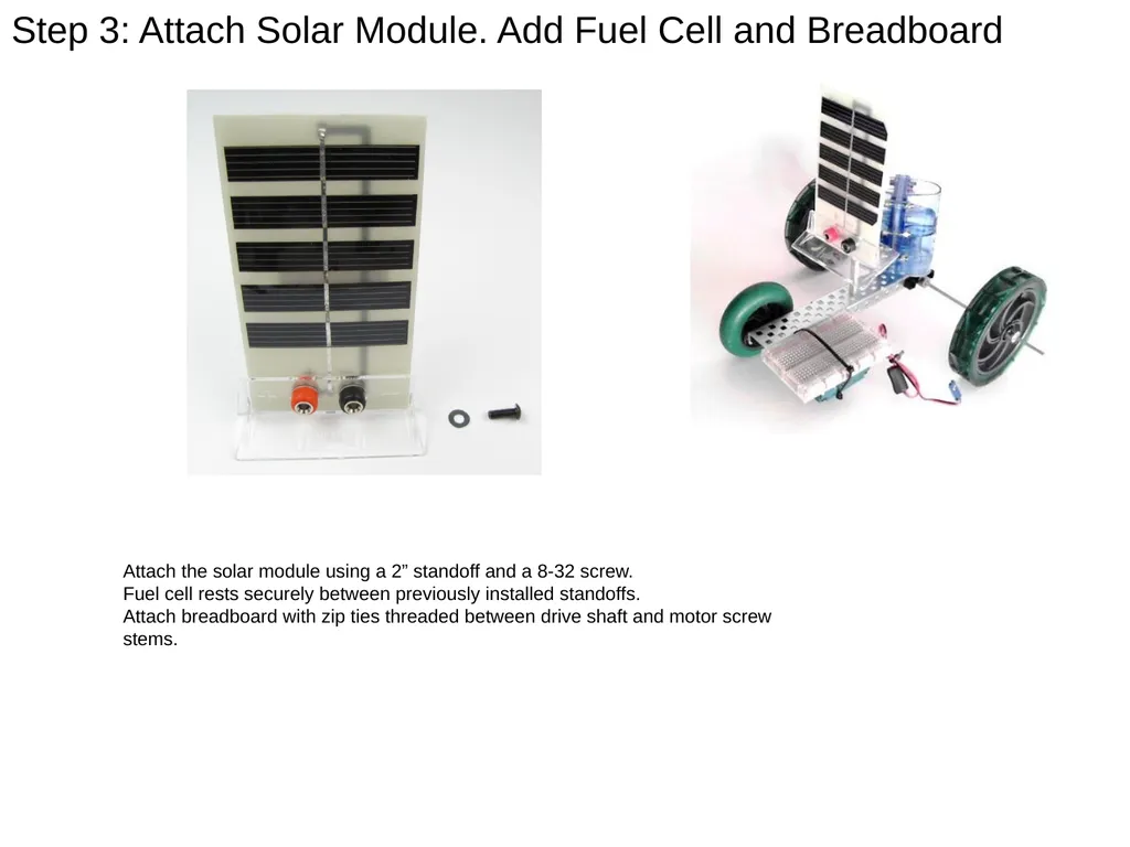 Activity 1.3.1a Solar Hydrogen Automobile Assembly - slide 5 of 7