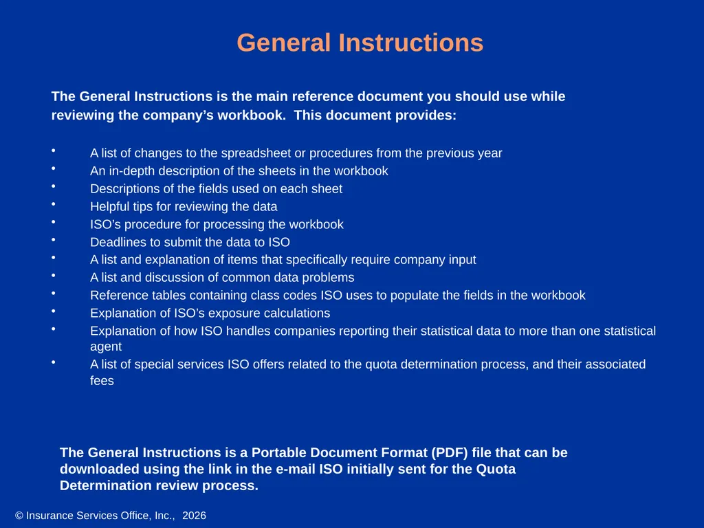 Overview of ISO’s Quota Determination Data - slide 3 of 34
