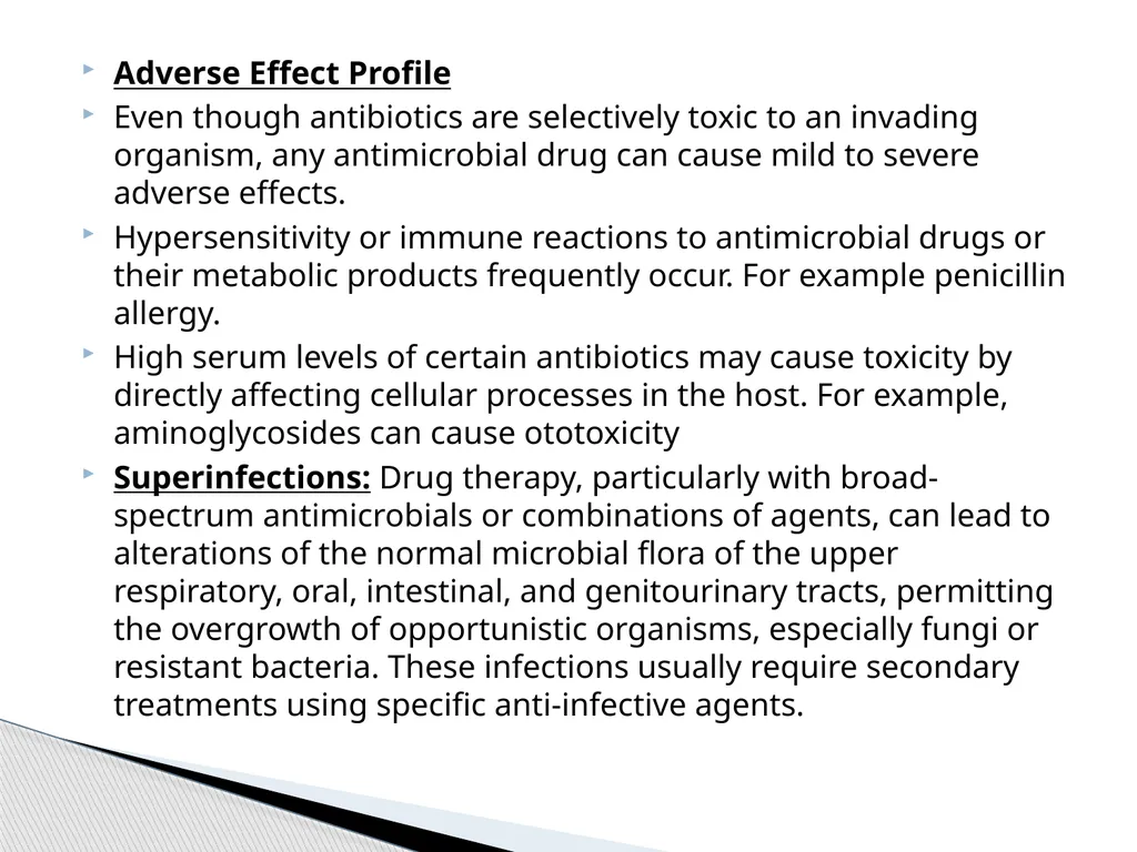 Principles of Antimicrobial Therapy The - slide 22 of 30