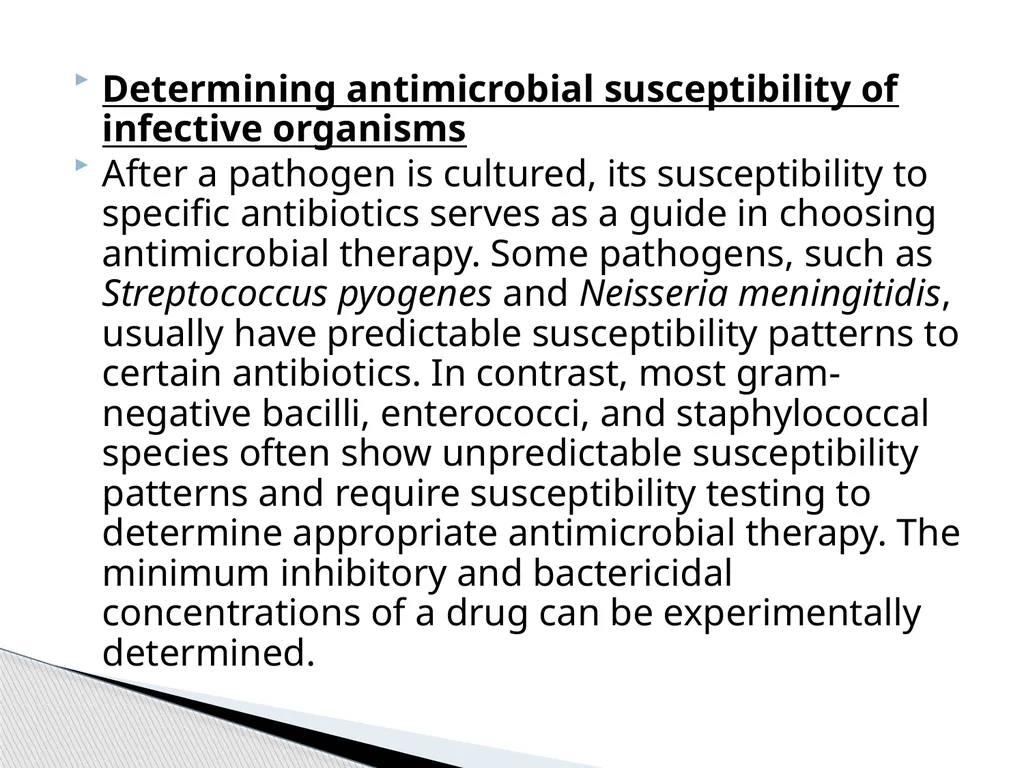 Principles of Antimicrobial Therapy The - slide 17 of 30