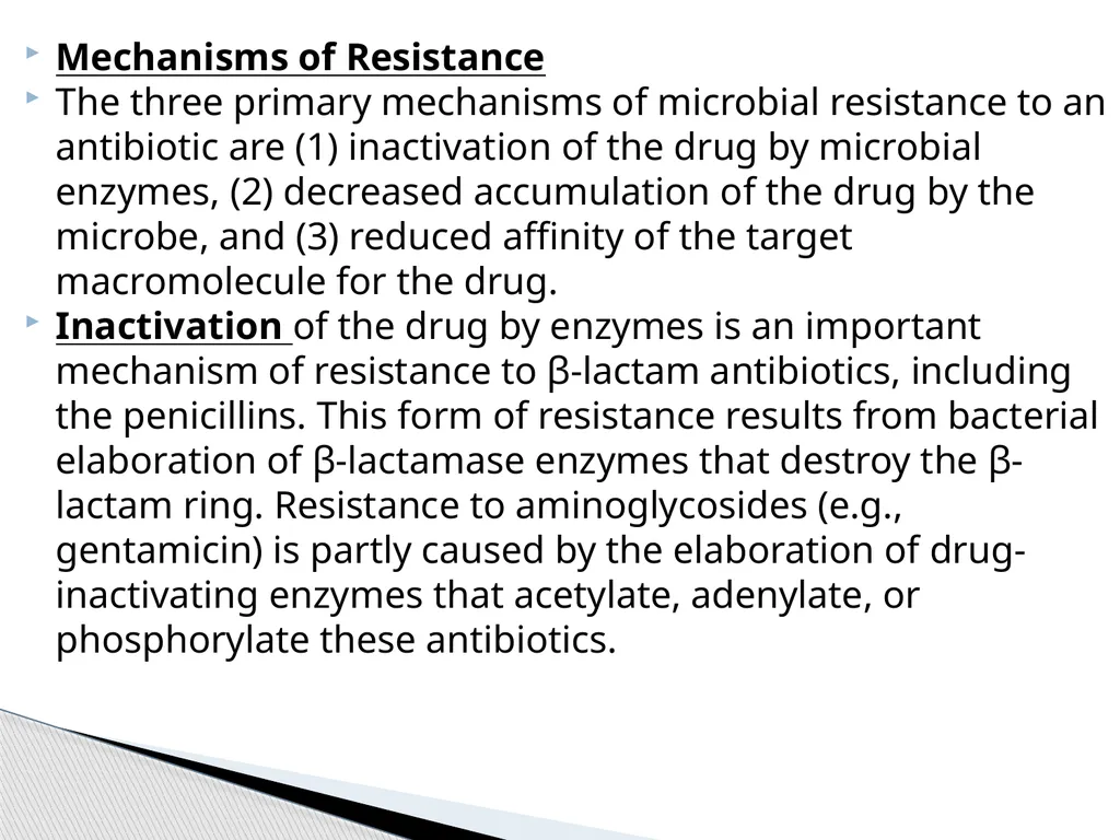 Principles of Antimicrobial Therapy The - slide 26 of 30