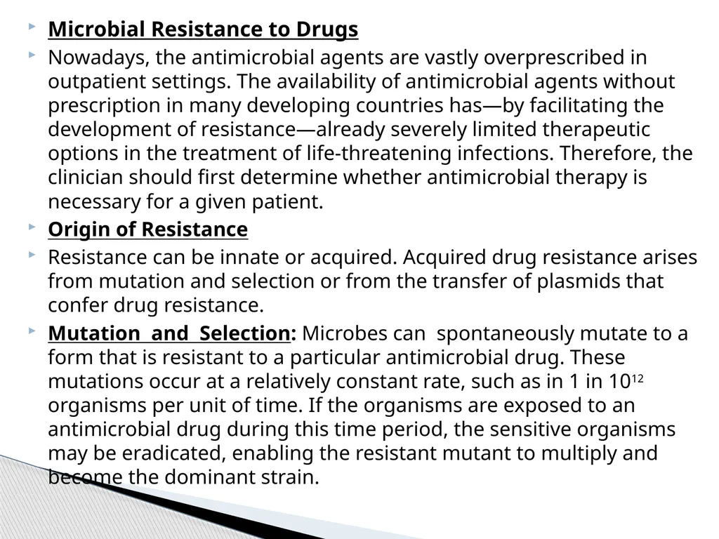 Principles of Antimicrobial Therapy The - slide 24 of 30