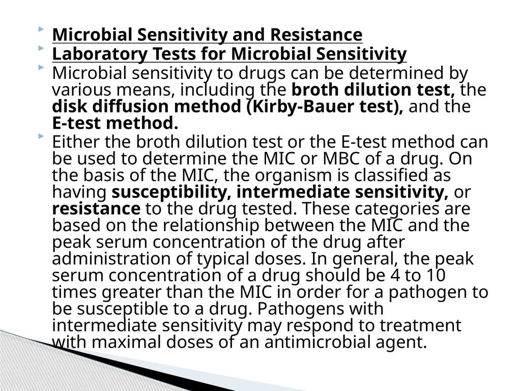 Principles of Antimicrobial Therapy The - slide 23 of 30