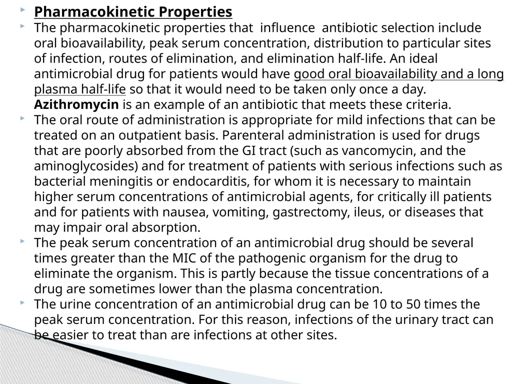 Principles of Antimicrobial Therapy The - slide 18 of 30