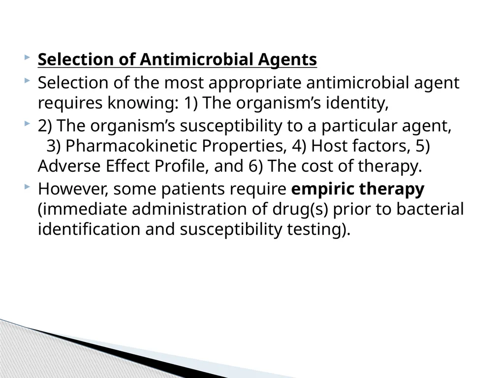 Principles of Antimicrobial Therapy The - slide 14 of 30
