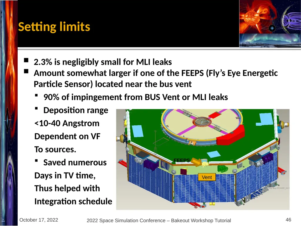 Bakeout Workshop Glenn Rosecrans, KBR, Inc. - slide 46 of 47