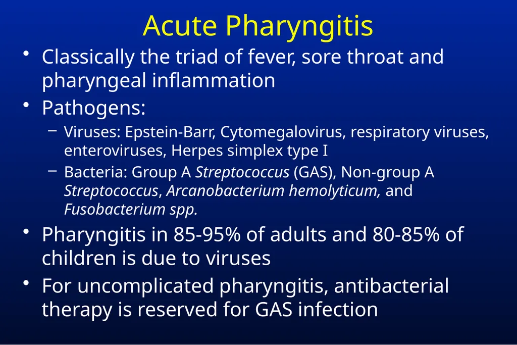 Common Respiratory Tract Infections: Evaluation - slide 31 of 44