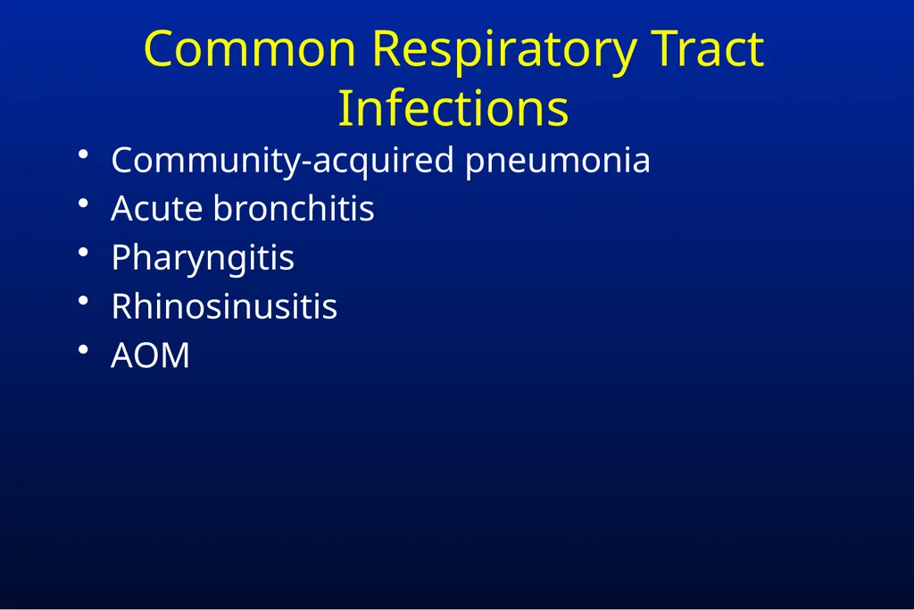 Common Respiratory Tract Infections: Evaluation - slide 4 of 44