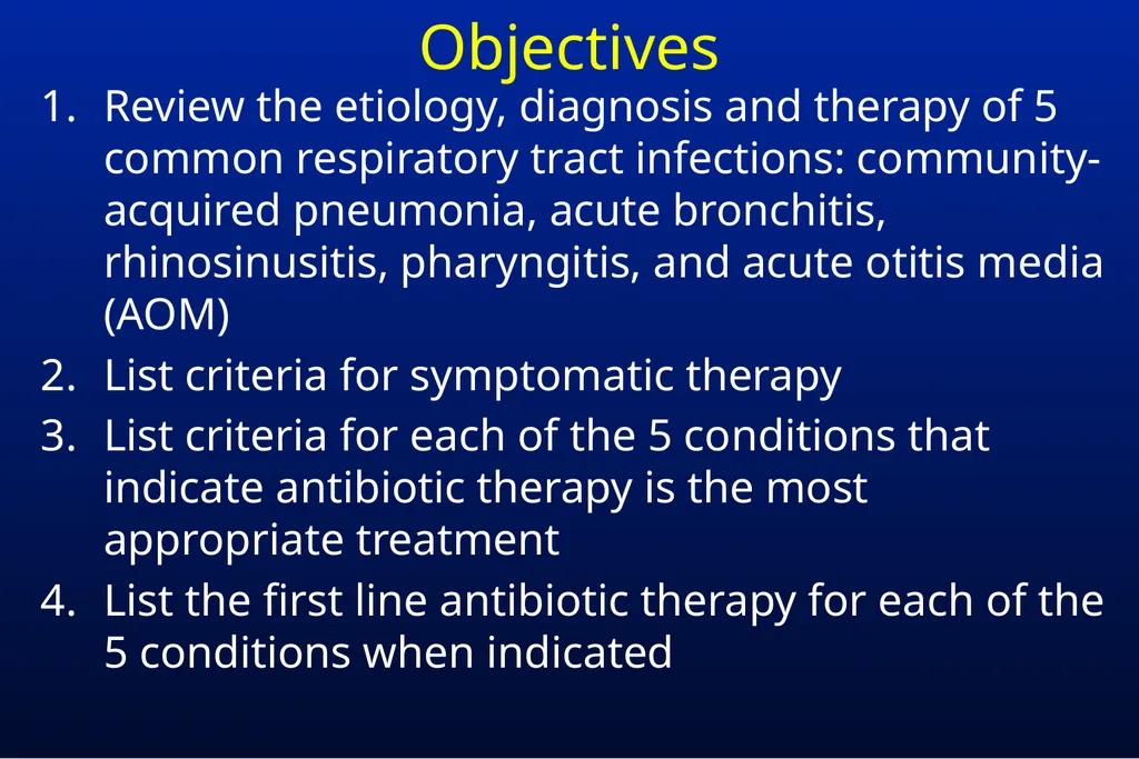 Common Respiratory Tract Infections: Evaluation - slide 2 of 44