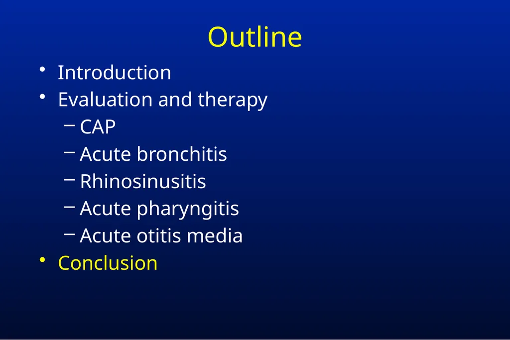 Common Respiratory Tract Infections: Evaluation - slide 42 of 44
