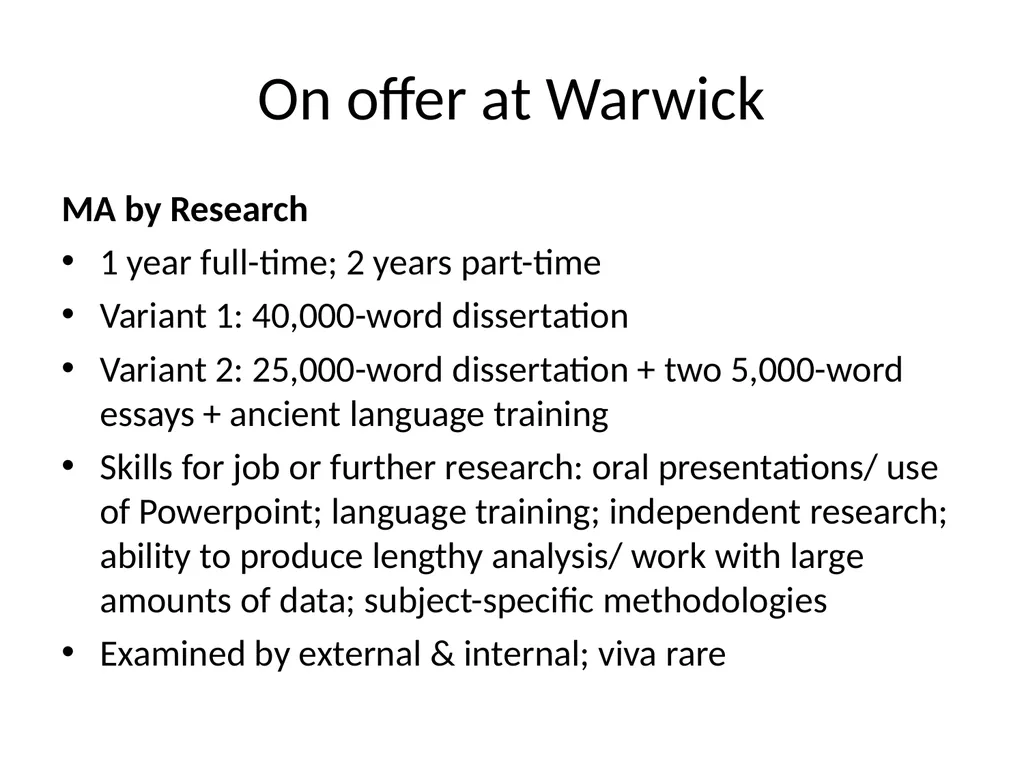Postgrad Study in Classics/ Ancient History/ - slide 2 of 9