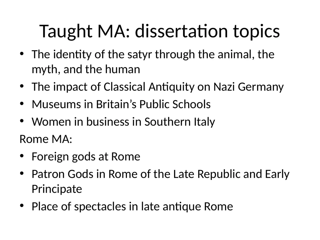 Postgrad Study in Classics/ Ancient History/ - slide 8 of 9